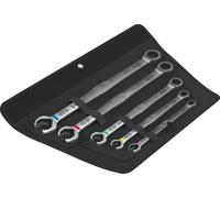 Wera Jeu de clés mixtes à cliquet 6007 Joker 5 Set 1 – 5 pièces, 8–19 mm, inox