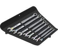 Wera 6007 Joker Imperial : jeu de 8 clés à cliquet à fourche et à anneau, en pouces