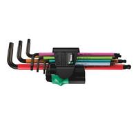 Wera Jeu magnétique de clés mâles coudées 950/7 BlackLaser 1,5/2/2,5/3/4/5/6 mm (7 pièces)
