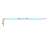 Wera 05022660001 3950 SPKL Multicolore Clés mâles coudées, system. métrique, acier inoxydable, 1,5 x 90 mm, Bleu