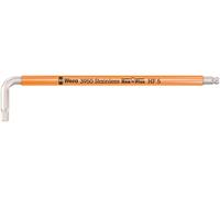 Wera Wera 3950 SPKL Multicolour HF Clé mâle coudée, métrique, acier inoxydable, avec fonction de retenue, 5 x 154 mm Quantité:1