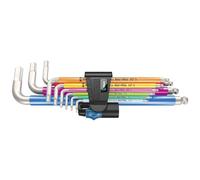 Wera clés mâles coudées 3950/9 Hex-Plus Multicolour HF Stainless 1 – acier inoxydable, 9 pièces