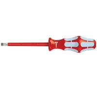 WERA 05022730001 - 3160 i VDE Tournevis isolé pour vis à fente, acier inoxydable, 0