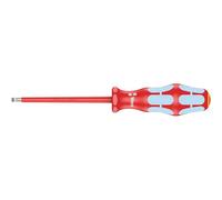 Wera 05022731001 Tournevis vis à fente 3160i VDE isolé en acier inoxydable 0.8x4.0x100mm Argent
