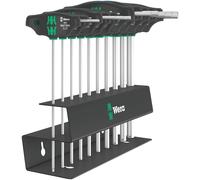 Wera Jeu de tournevis 454/10 HF Imperial 2 – Hex-Plus, manche en T, 10 pièces