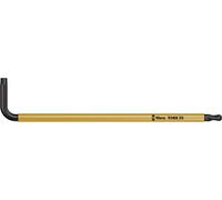 Wera 05024355001 967 SPKL Clés mâles coudées TORX BO Multicolore, BlackLaser, TX 25 x 104 mm, Noir/jaune