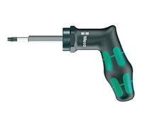 Wera 05028046001 300 IP Tournevis à serrage contrôlé TORX PLUS, manche « pistolet », 20 IP, 5.0 Nm, Noir/vert