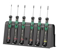 Wera Jeu de tournevis Kraftform Micro 2050/6 – pour électronique et mécanique, TORX PLUS, Microstix