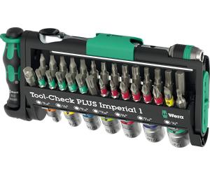 WERA 05049060001 - Gamme D'EMBOUTS avec cliquet + écrous, 39 pièces, impérial