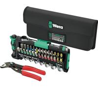 Wera Jeu d'outils Tool-Check Combi 1 05049070001 – 40 pièces avec KNIPEX Cobra