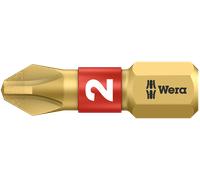 Wera Embout 851/1 BDC 1/4 po. PH 2 L. 25 mm BiTorsion, diamanté WERA Quantité:10