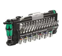 Wera 05056491001 Douilles et Mini-Cliquet "Tool-Check Plus Imperial", 39 pièces, Argent Multicolore