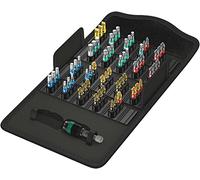 Wera 05057441001 Assortiment D‘Embouts de Tournevis Bit-Safe 61 Bitorsion 1, 61 Pièces, Multicolore Taille Unique