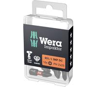 Wera 05057617001 Embout cruciforme 3 revêtement diamanté D 6.3 10 pc(s)