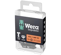 Wera 05057621001 Embout cruciforme 2 D 6.3 10 pc(s)