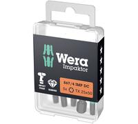 Wera 05057664001 Embout Torx Propulseur: 1/4 (6.3 mm) Sortie: TORX TX 20 50 mm