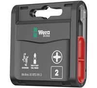 Wera 05057751001 Bit-Box 20 BTZ PH 2 Boîte d’embouts, Noir, Set de 20 Pièces