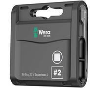 Wera 05057790001 Bit-Box 20 V Robertson 2, Embouts Robertson, # 2 x 25 mm, 20 pièces