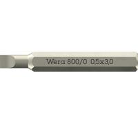 WERA 05058105001 - Micro embout fendu 0,50 x 3,0 x 30