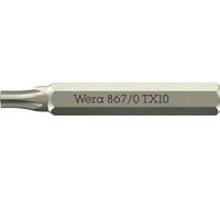 Wera 05058133001 867/0 Embouts Micro pour vis à empreinte TORX®, TX 10 x 30 mm