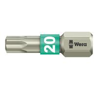 Wera 05071034001 Torsion En Acier Inoxydable Pour Vis Torx TX20 x 25 Mm