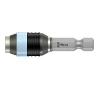 Wera 05071100001 3888/4/1 Porte-embouts universel Rapidaptor K, acier inoxydable, 1/4 pouce x 50 mm, Noir/Ice bleu