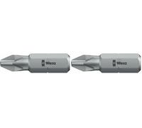 Wera 05073305001 851/1 Z SB PH2, 2 x PH 2 x 25 mm, Gris (Lot de 2)