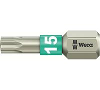 Embout TX TX 15 Wera 05073621001 acier inoxydable Forme (embouts): D 6.3 1 pc(s)