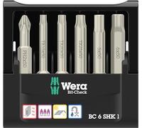 Wera 05073631001 Bit-Check 6 SHK 1 SB, 6 pièces