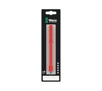 Wera 05073702001 Lame/adaptateur Kraftform Kompakt A VDE 712 i SB, isolée, pour douilles 1/4", 1/4" x 154 mm