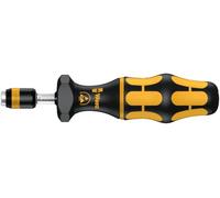 Wera 05074730001 7440 Kraftform ESD, Tournevis dynamométrique réglable avec mandrin à serrage rapide Rapidaptor, 1/4 pouce, 0,3-1,2 Nm, Noir/jaune