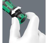 Wera Clé dynamométrique Click-Torque Lock A 6 05075691001 1/4" 2,5-25 Nm 330 mm noir/vert