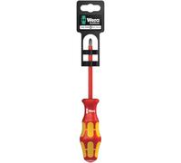 Wera 05100012001 162 i PH SB VDE Tournevis isolé pour vis cruciformes PH, PH 2 x 100 mm, Rouge