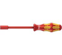 Wera 05104901001 190 i VDE Tournevis isolé à douille, 5/16 pouce x 125 mm, Rouge