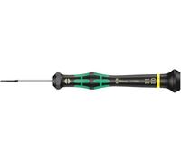 Wera 05117992001 2035 Tournevis électronicien pour vis à fente, 0.20 x 1.2 x 40 mm, Noir/vert