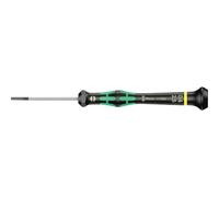 Wera 05117994001 2035 Tournevis électronicien pour vis à fente, 0.40 x 2.5 x 50 mm, Noir/vert