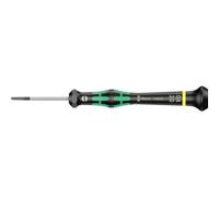 Wera Tournevis électronicien 2035 pour vis à fente 0,40 x 2 x 40 mm Noir/vert