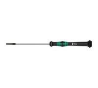 Wera 05118008001 2035 Tournevis électronicien pour vis à fente, 0.40 x 2.5 x 80 mm, Noir/vert