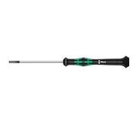 Wera 05118010001 2035 Tournevis électronicien pour vis à fente, 0.50 x 3.0 x 80 mm, Noir/vert