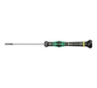 Wera 05118010001 2035 Tournevis électronicien pour vis à fente, 0.50 x 3.0 x 80 mm, Noir/vert