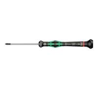 Wera 05118022001 2050 PH Tournevis électronicien pour vis cruciformes PH, PH 0 x 60 mm, Noir/vert