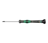 Wera 05118044001 2067 Tournevis électronicien TORX BO, TX 7 x 60 mm, Noir/vert