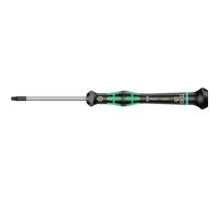 Wera 05118052001 2067 Tournevis électronicien TORX BO, TX 15 x 60 mm, Noir/vert