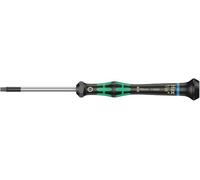 Wera 05118082001 2054 Tournevis électronicien pour vis six pans creux, Hex-Plus, 7/64 pouce x 60 mm, Noir/vert