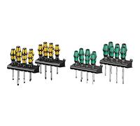 Wera 05133285001 - Big Pack 900 Jeu de Tournevis Kraftform, Argent - 13 pièces & Big Pack 300/05105630001 Jeu complet de tournevis (Import Allemagne)