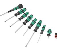 WERA Jeu de tournevis Kraftform Ball-Grip Set 2, 05134029001, 9 pièces