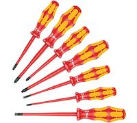 Wera Jeu de tournevis 05135961001 VDE 7 pièces fente/PH/PZ-S lame ronde manche Kraftform