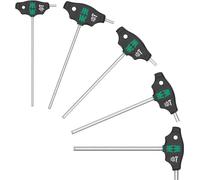 Wera Jeu de tournevis 05136070001 454/5 HF SHK Poignée transversale Hex-Plus Set 1
