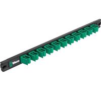 Wera Barrette magnétique Joker 9610 – pour 11 clés, vide, 370 x 30 mm, Vert
