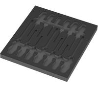 Wera 05137314001 Insert en mousse 9814 pour jeu de tournevis-burins 1, sans outils, 344 x 30 x 392 mm